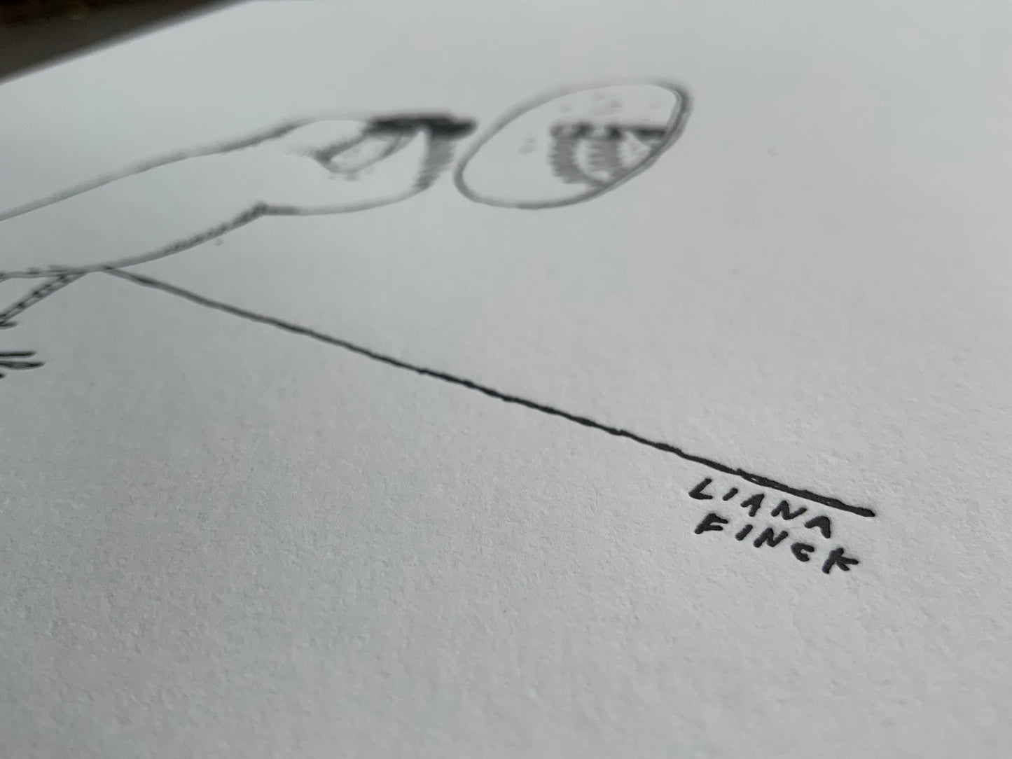 Bird Watching Letterpress Print