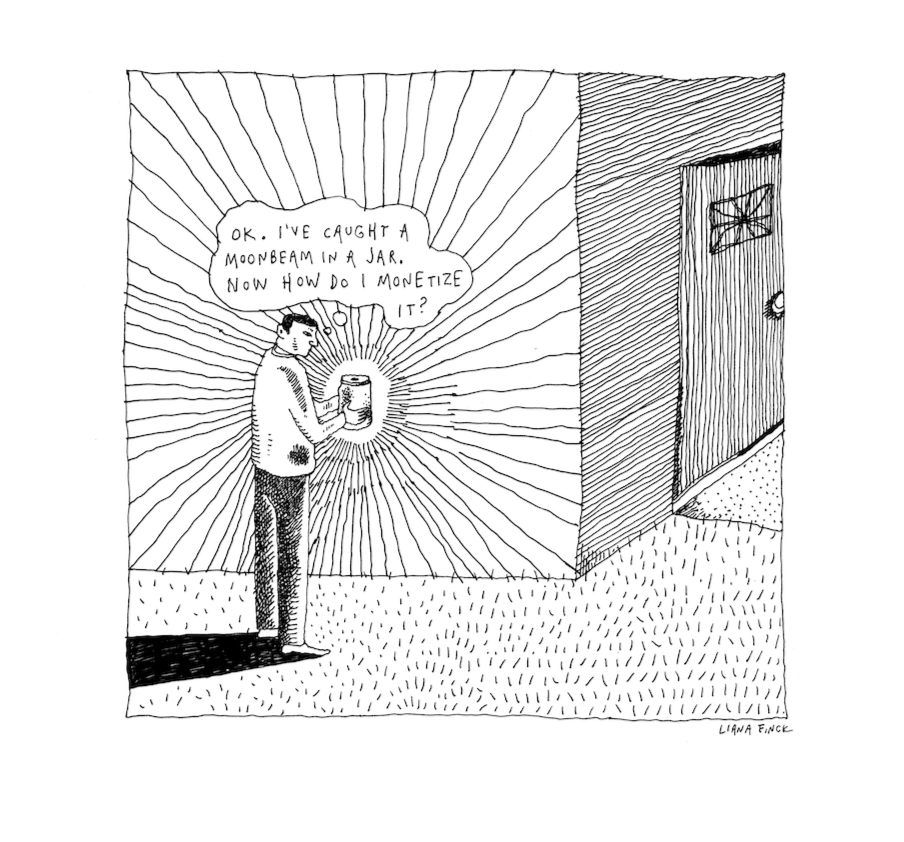 Moonbeam Letterpress Print