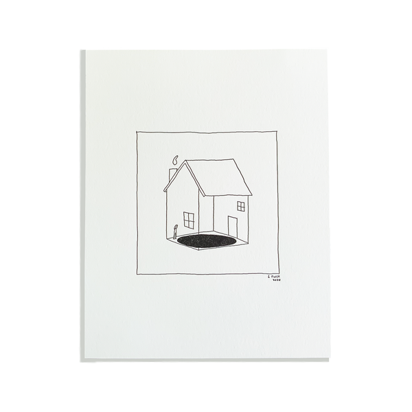 Home Hole Letterpress Print