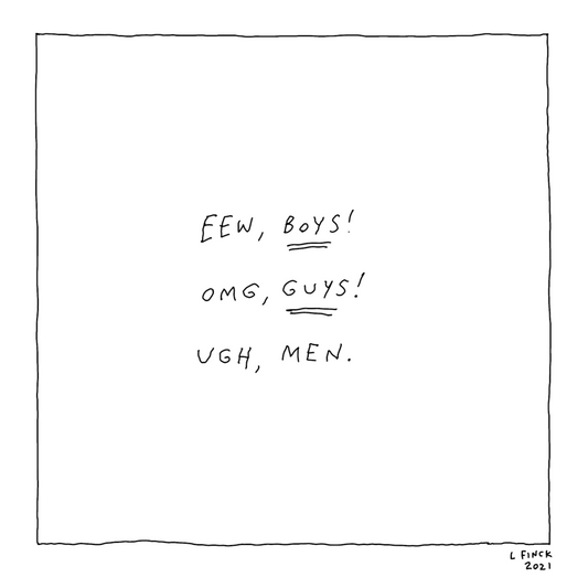 Ewww Boys Letterpress Print